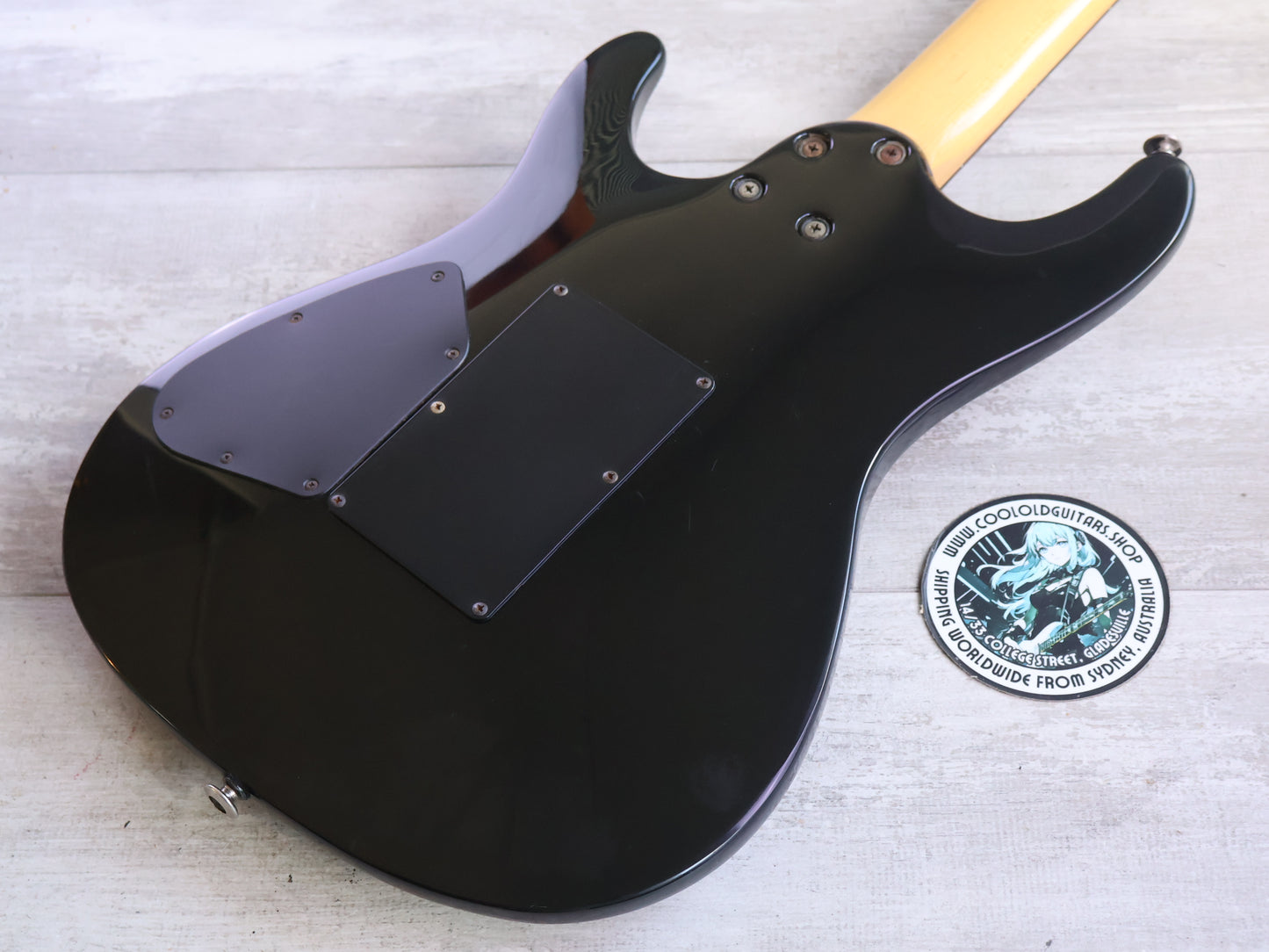 1993 Ibanez Japan S470 Saber HSH Superstrat (Gloss Black)