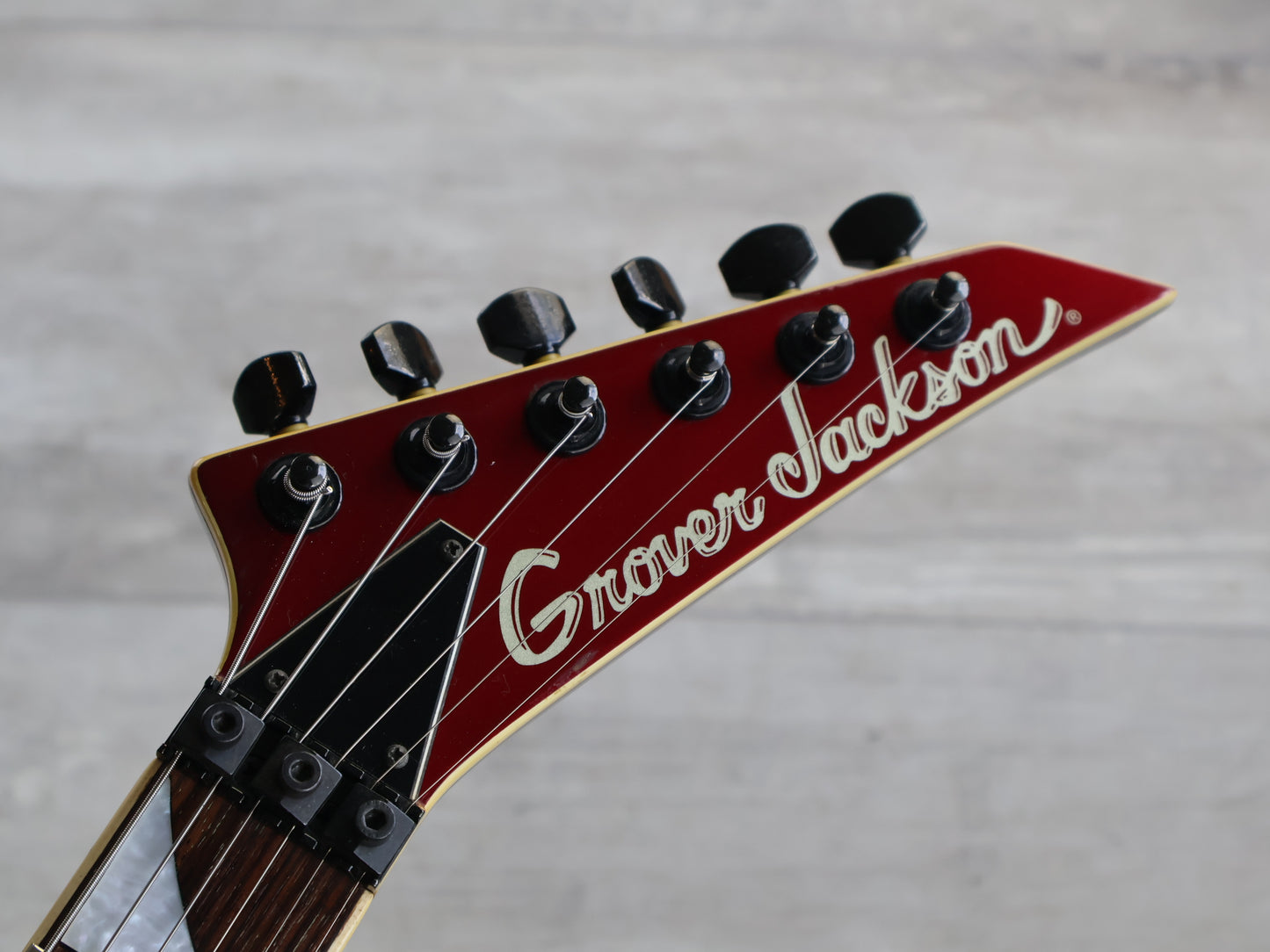 1990's Grover Jackson KV.D-120 King V Flying V (Metallic Red)