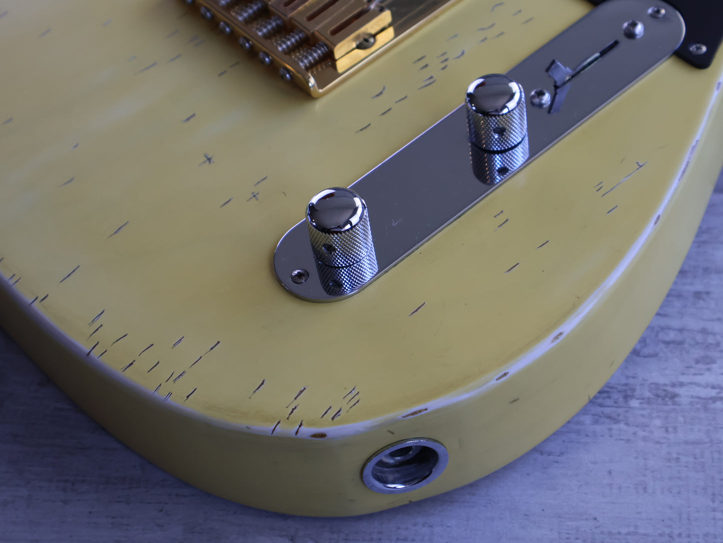 2005 Edwards (by ESP Japan) E-TE-98M/RE Keith Richards "Micawber" Telecaster (Relic Blonde)