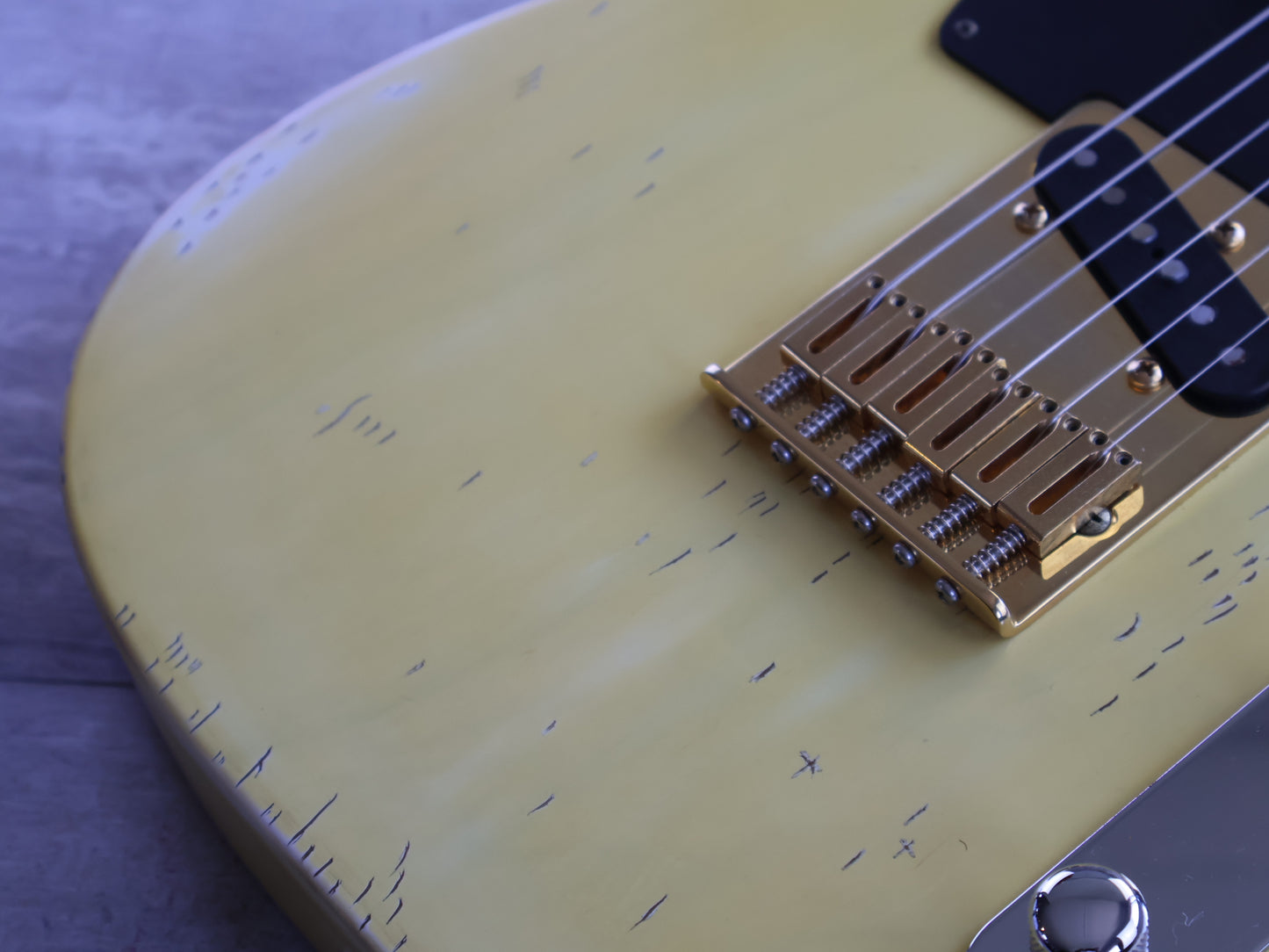 2005 Edwards (by ESP Japan) E-TE-98M/RE Keith Richards "Micawber" Telecaster (Relic Blonde)