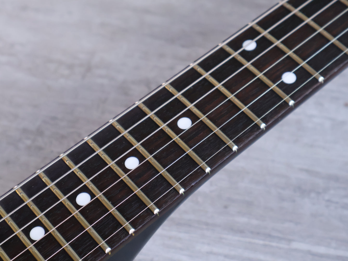 1980's Riverhead (by Headway Japan) RUG-2090 Headless Guitar (Graphite Black)