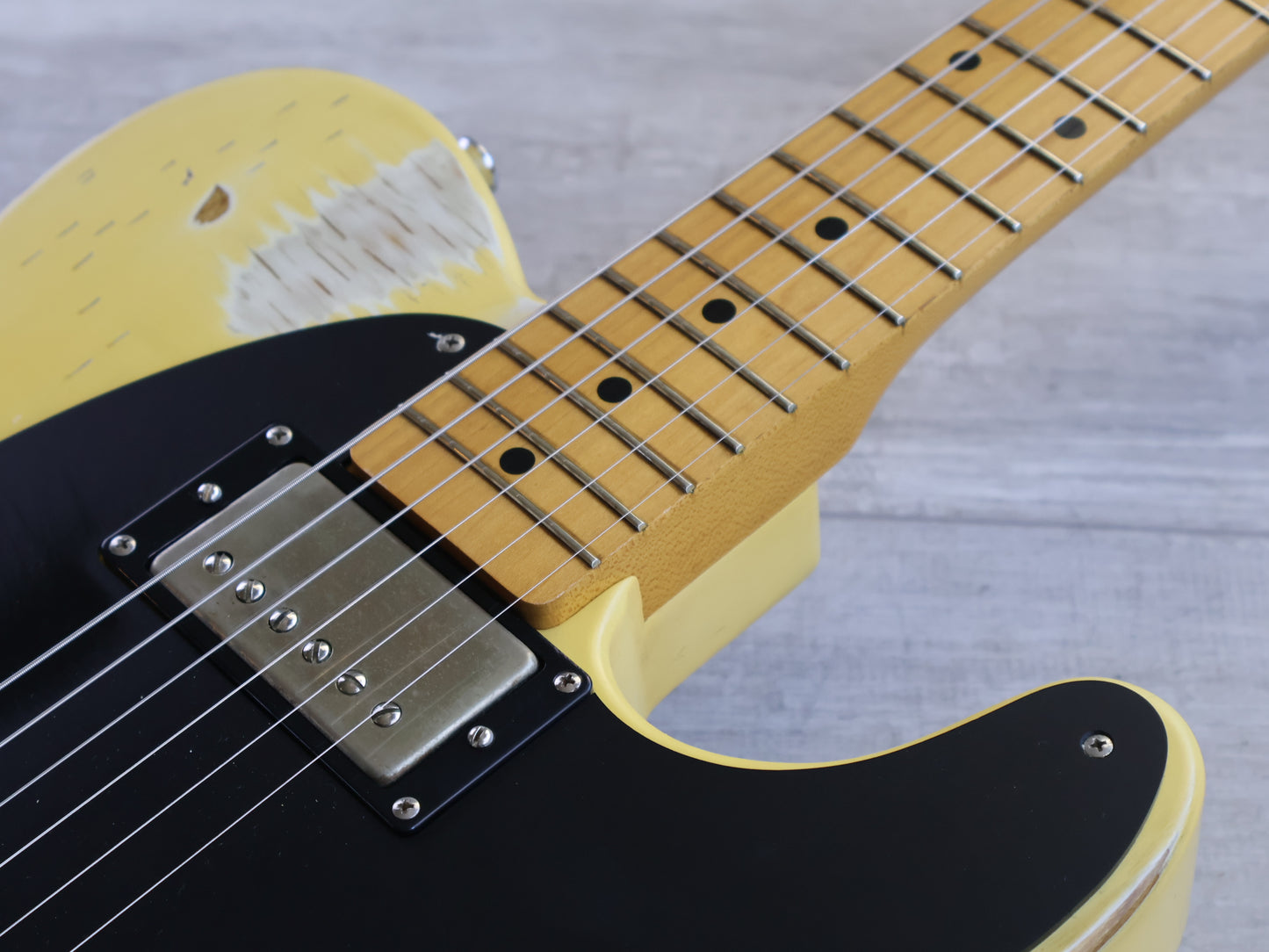 2005 Edwards (by ESP Japan) E-TE-98M/RE Keith Richards "Micawber" Telecaster (Relic Blonde)