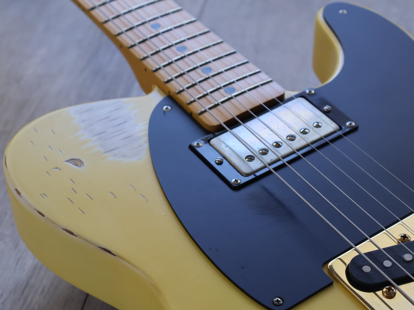 2005 Edwards (by ESP Japan) E-TE-98M/RE Keith Richards "Micawber" Telecaster (Relic Blonde)