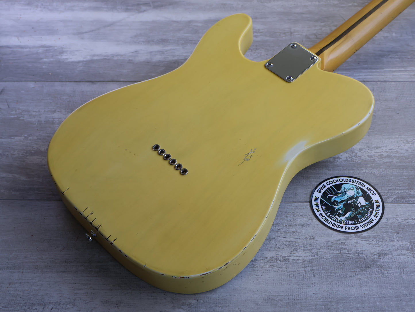 2005 Edwards (by ESP Japan) E-TE-98M/RE Keith Richards "Micawber" Telecaster (Relic Blonde)