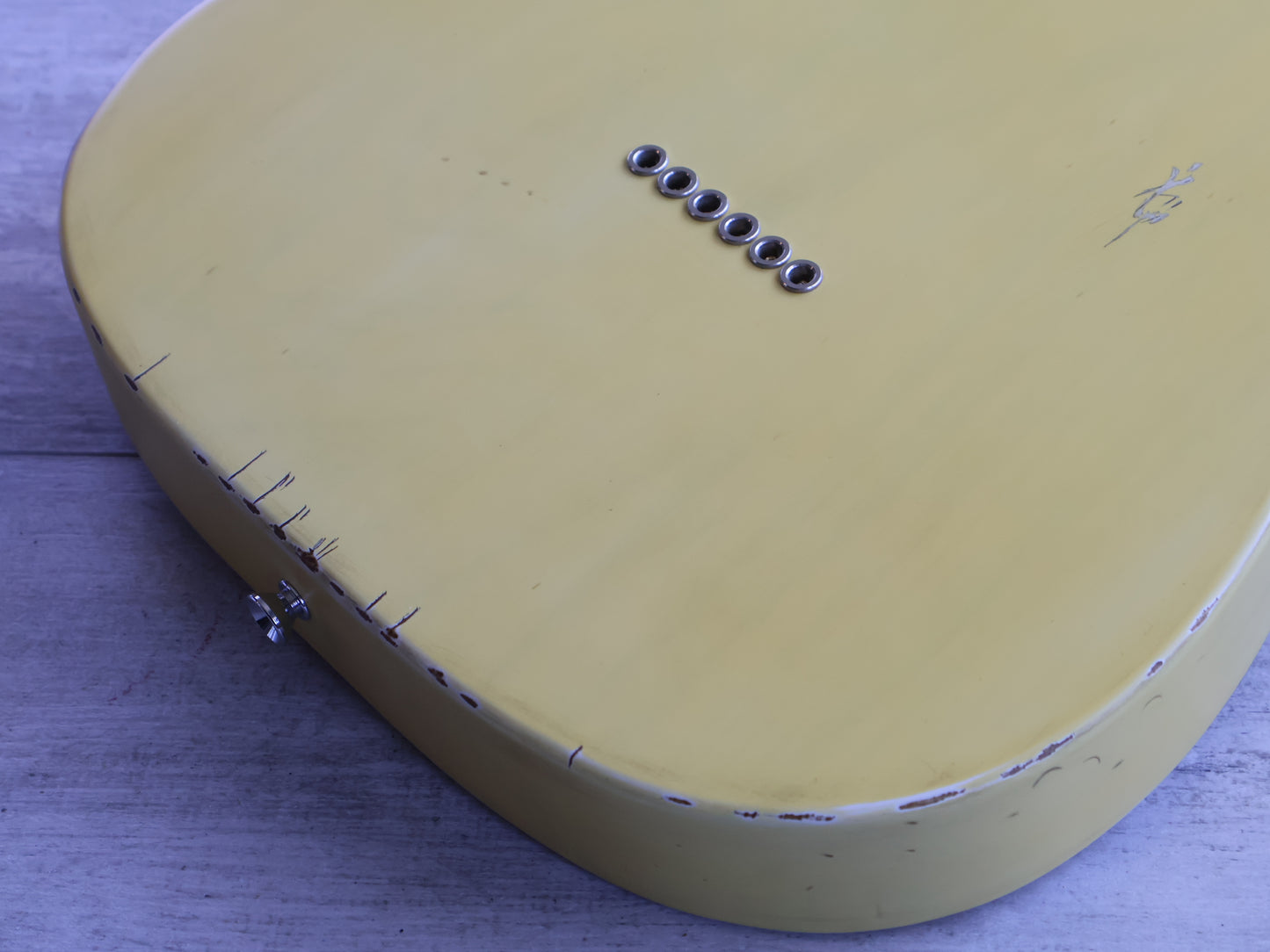 2005 Edwards (by ESP Japan) E-TE-98M/RE Keith Richards "Micawber" Telecaster (Relic Blonde)