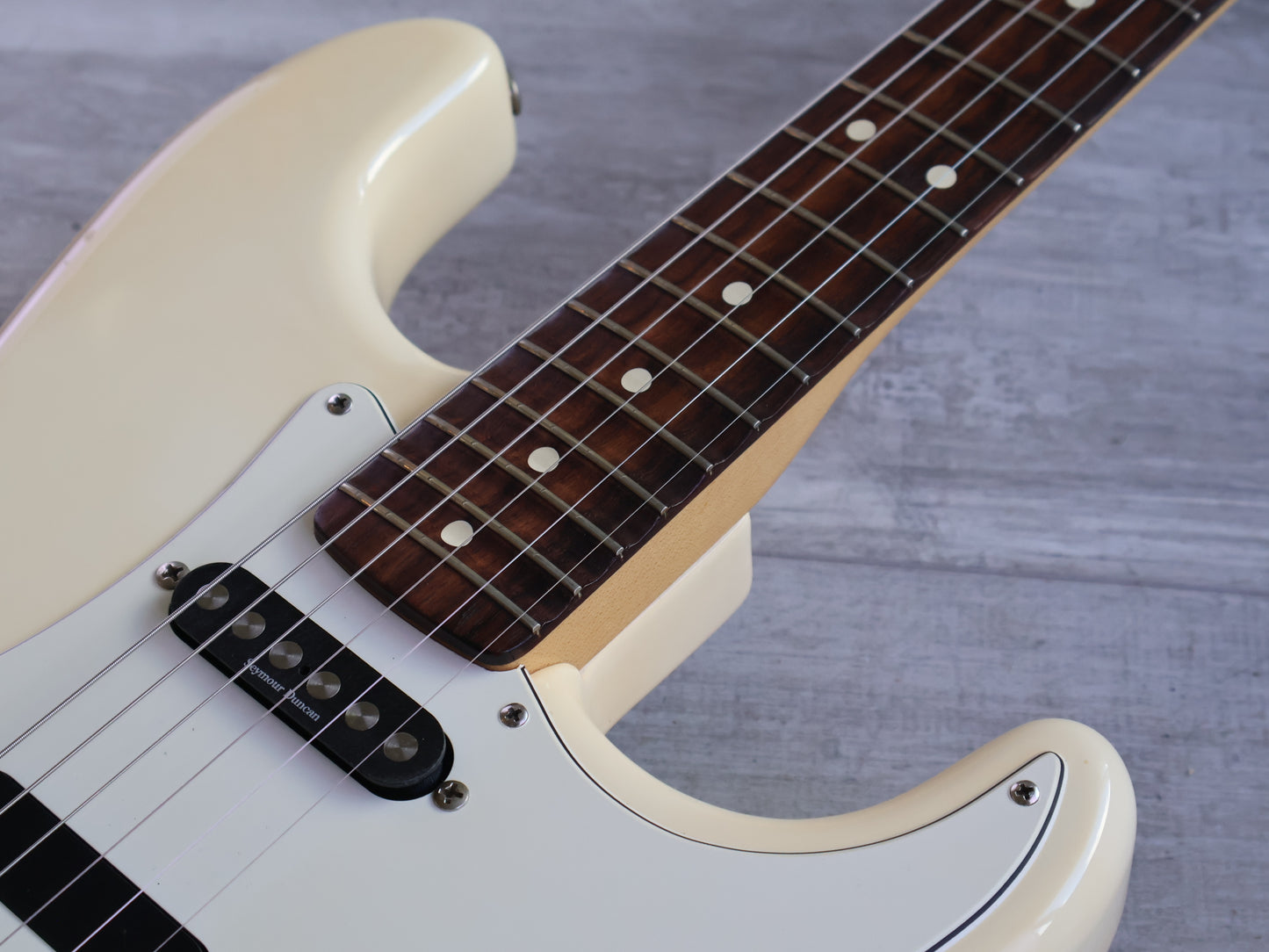 2009 Fender Ritchie Blackmore Signature Stratocaster - Scalloped (Olympic White)