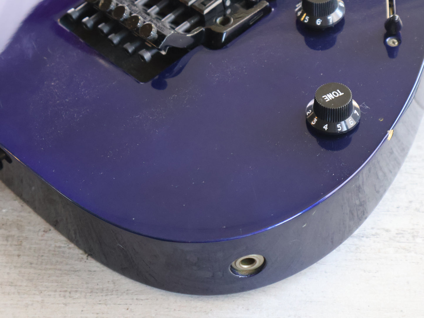 1990's Ibanez RGR570 HSH "K-Custom 1" Modified Superstrat (Blue)