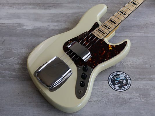 1975 Fernandes Japan "Burny Bass" FJB-50 Jazz Bass (Vintage White)