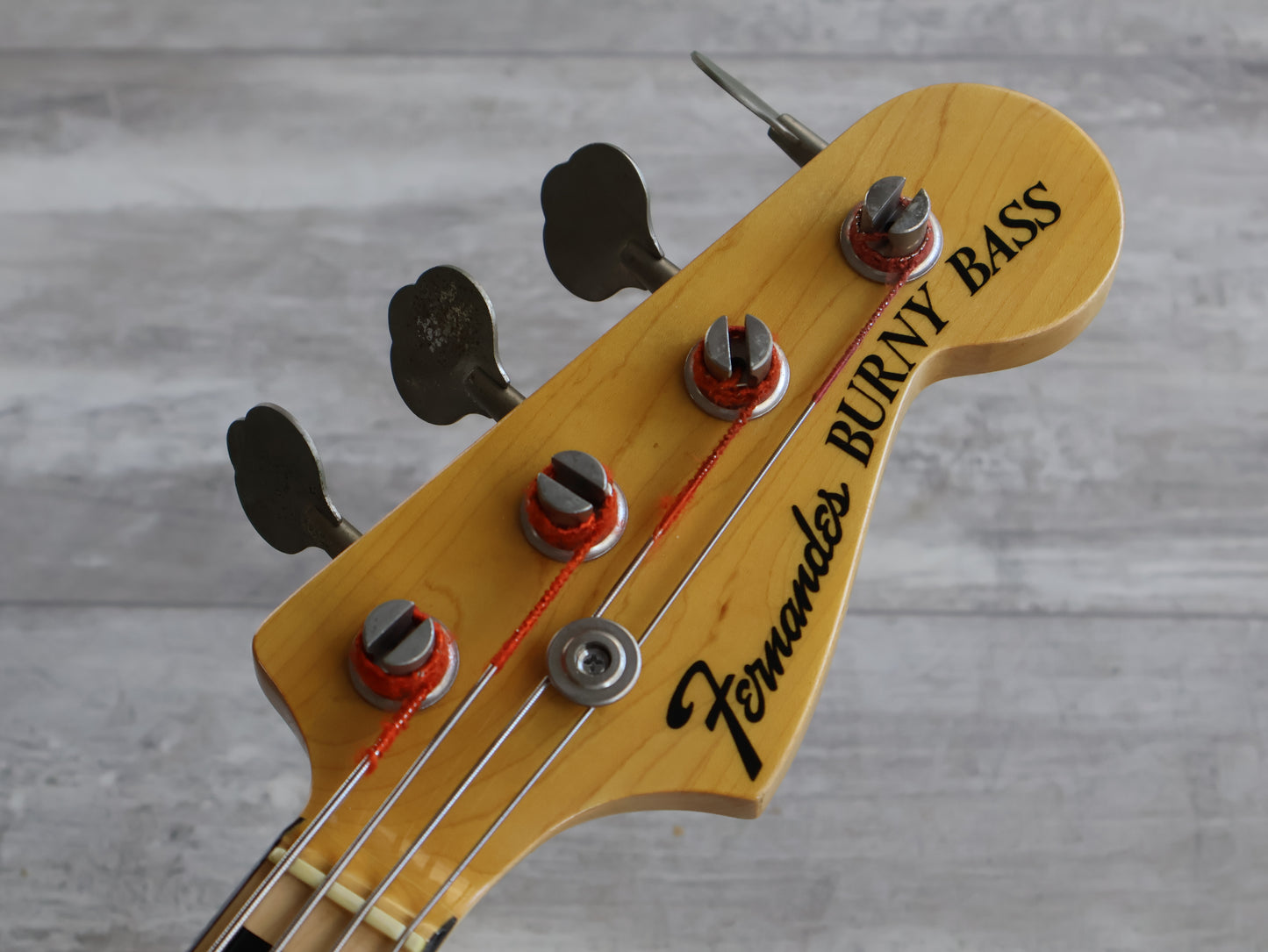 1975 Fernandes Japan "Burny Bass" FJB-50 Jazz Bass (Vintage White)