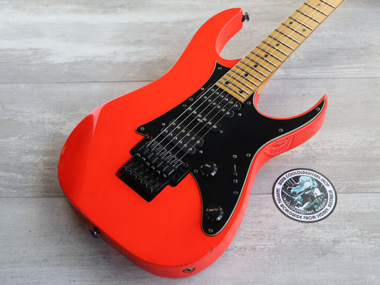 1989 Ibanez Japan RG-550 HSH Superstrat (Road Flare Red)