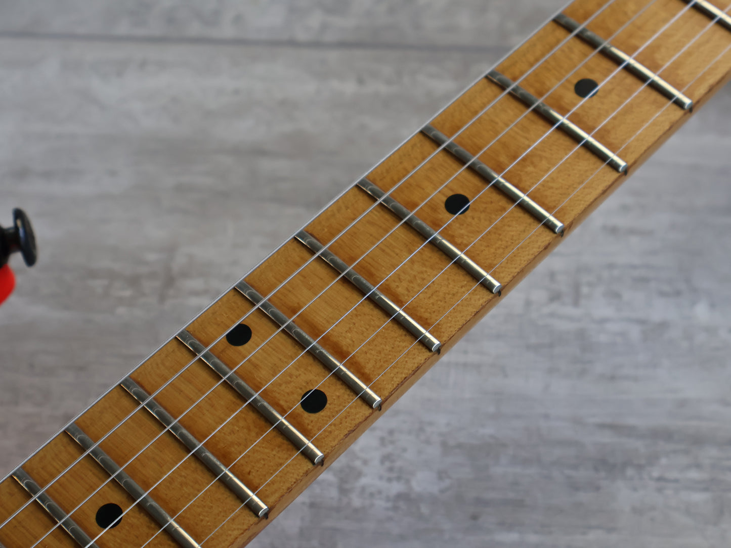 1989 Ibanez Japan RG-550 HSH Superstrat (Road Flare Red)