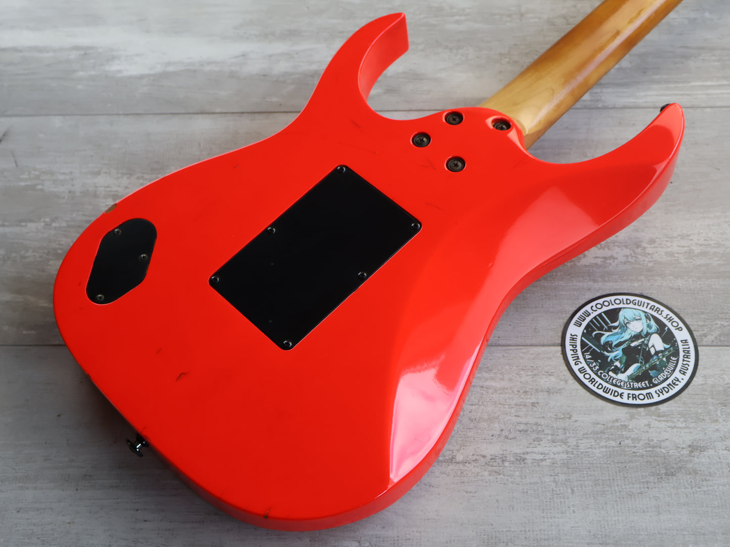 1989 Ibanez Japan RG-550 HSH Superstrat (Road Flare Red)