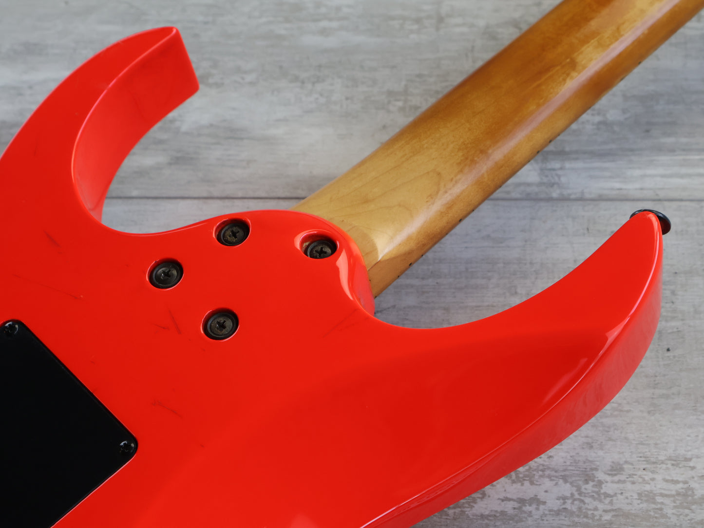 1989 Ibanez Japan RG-550 HSH Superstrat (Road Flare Red)