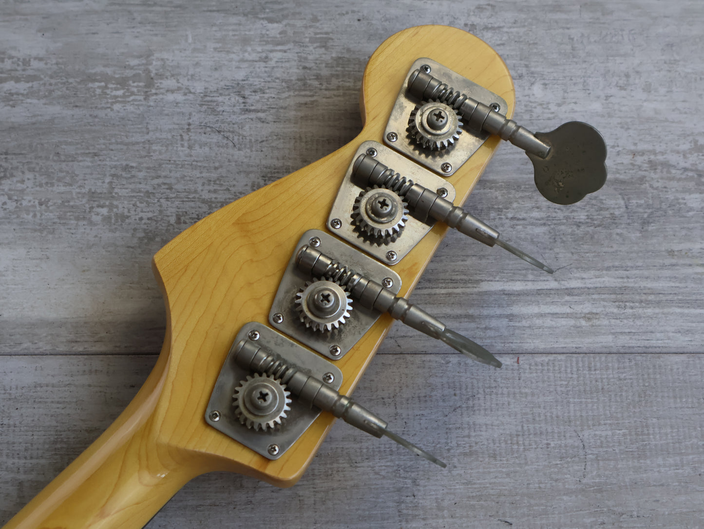1975 Fernandes Japan "Burny Bass" FJB-50 Jazz Bass (Vintage White)