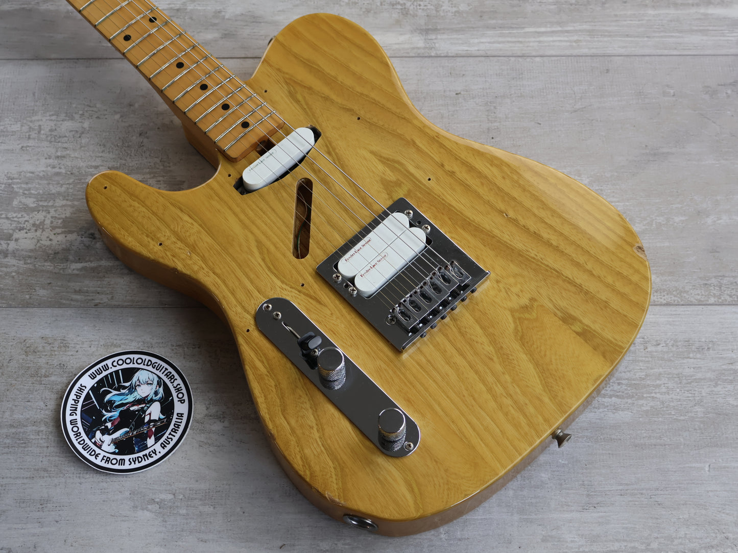 1994 Fender Japan CTL-50M LH Left Handed Telecaster w/Lace Sensors (Natural)