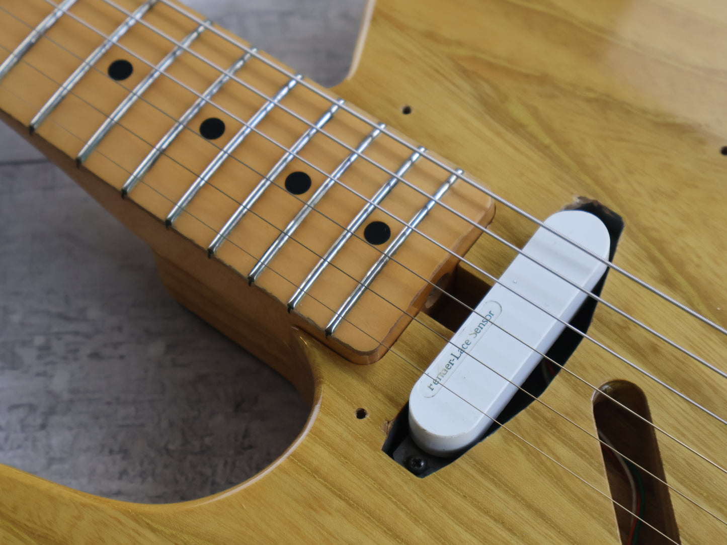 1994 Fender Japan CTL-50M LH Left Handed Telecaster w/Lace Sensors (Natural)