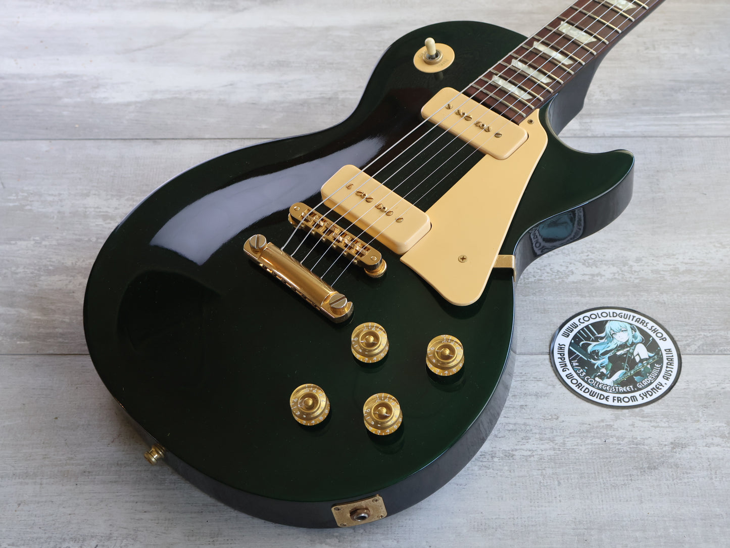 1996 Gibson USA Les Paul Studio "Gem Series" w/P90's (Emerald Green)