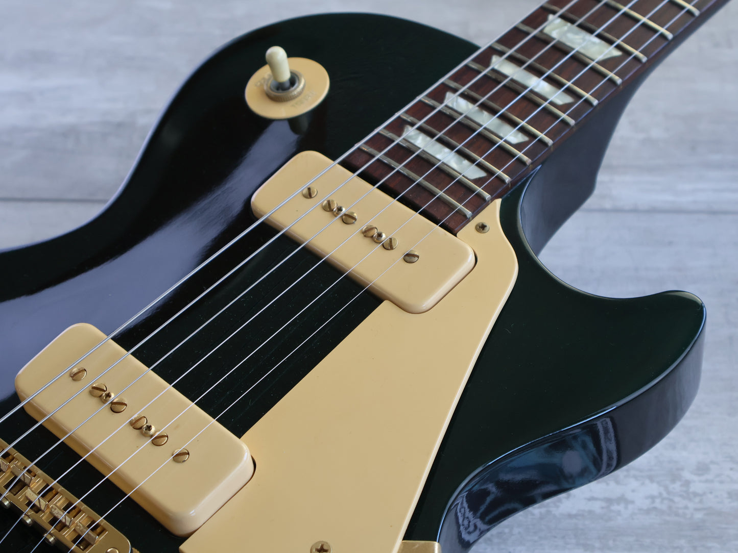 1996 Gibson USA Les Paul Studio "Gem Series" w/P90's (Emerald Green)