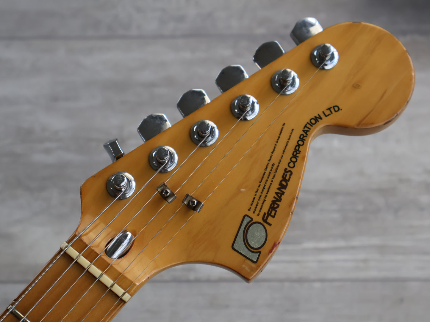 1979 Fernandes Japan FST-70 Vintage Stratocaster (Violin Sunburst)