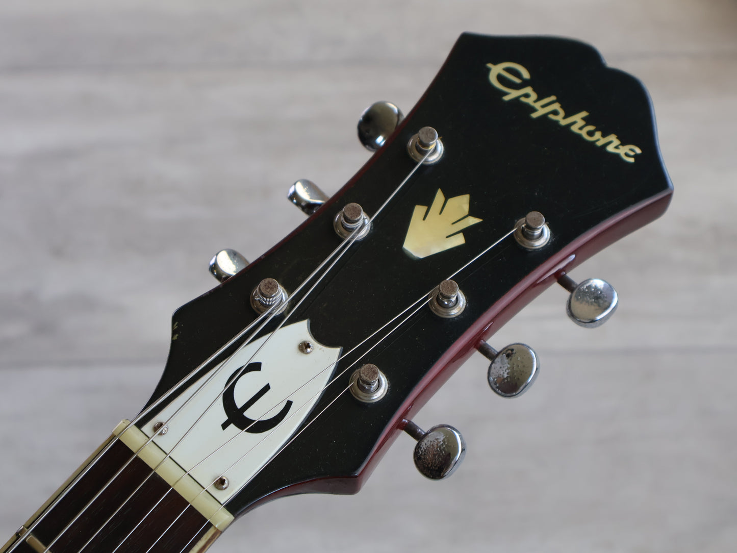 1996 Epiphone Korea Riviera Semi-Hollowbody (Cherry Red)