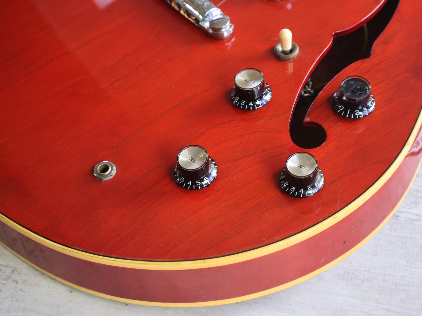1980 Yamaha Japan SA-1000 ES-335 Semi Hollowbody Electric Guitar (Persimmon Red)