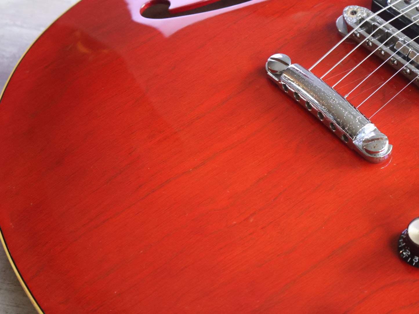 1980 Yamaha Japan SA-1000 ES-335 Semi Hollowbody Electric Guitar (Persimmon Red)