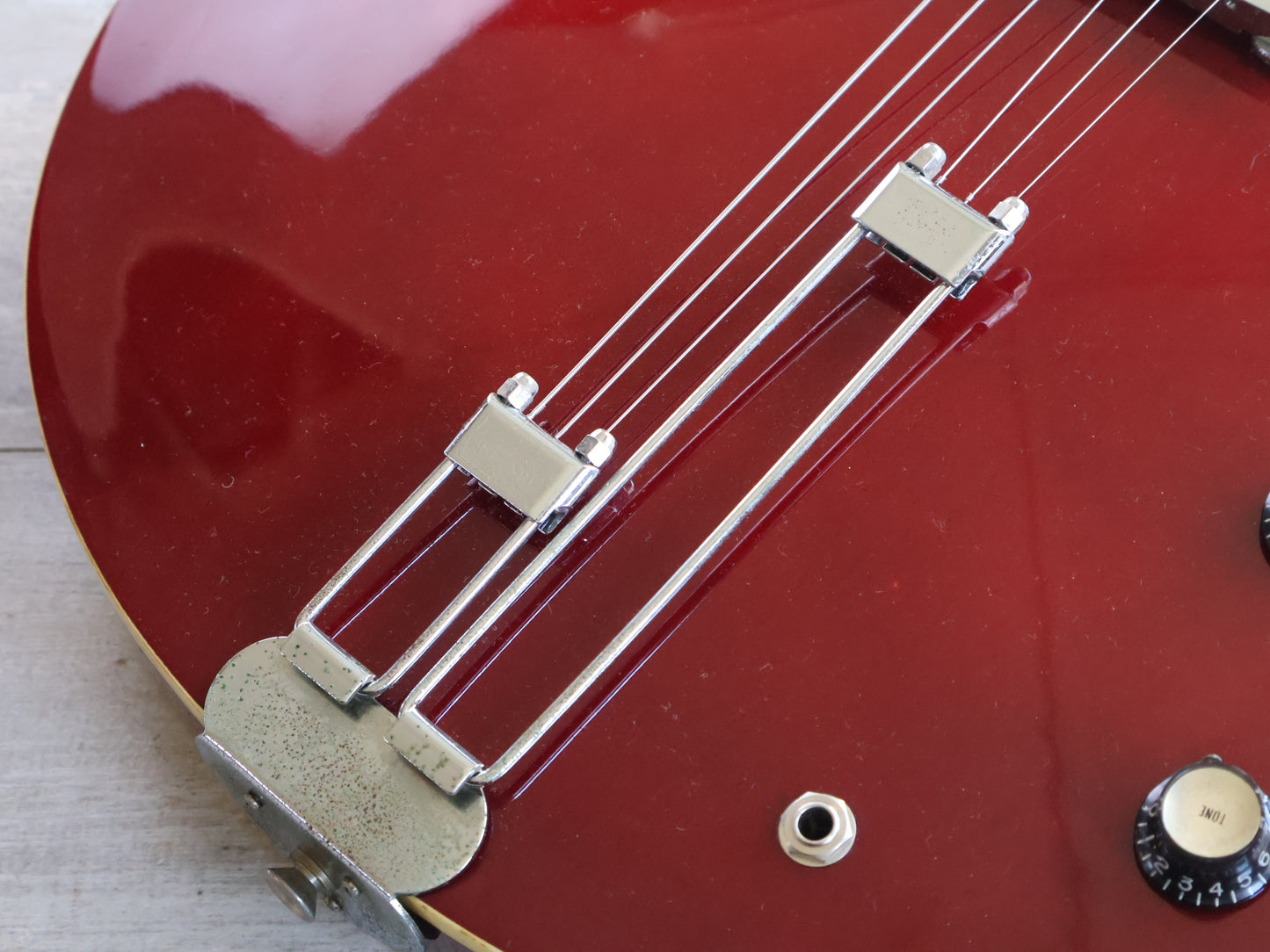 1996 Epiphone Korea Riviera Semi-Hollowbody (Cherry Red)