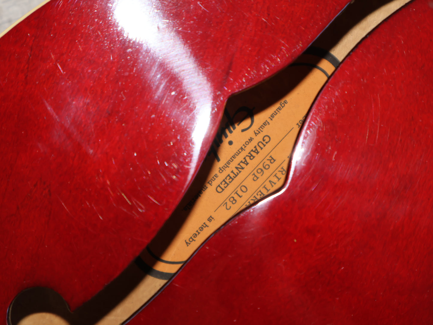 1996 Epiphone Korea Riviera Semi-Hollowbody (Cherry Red)