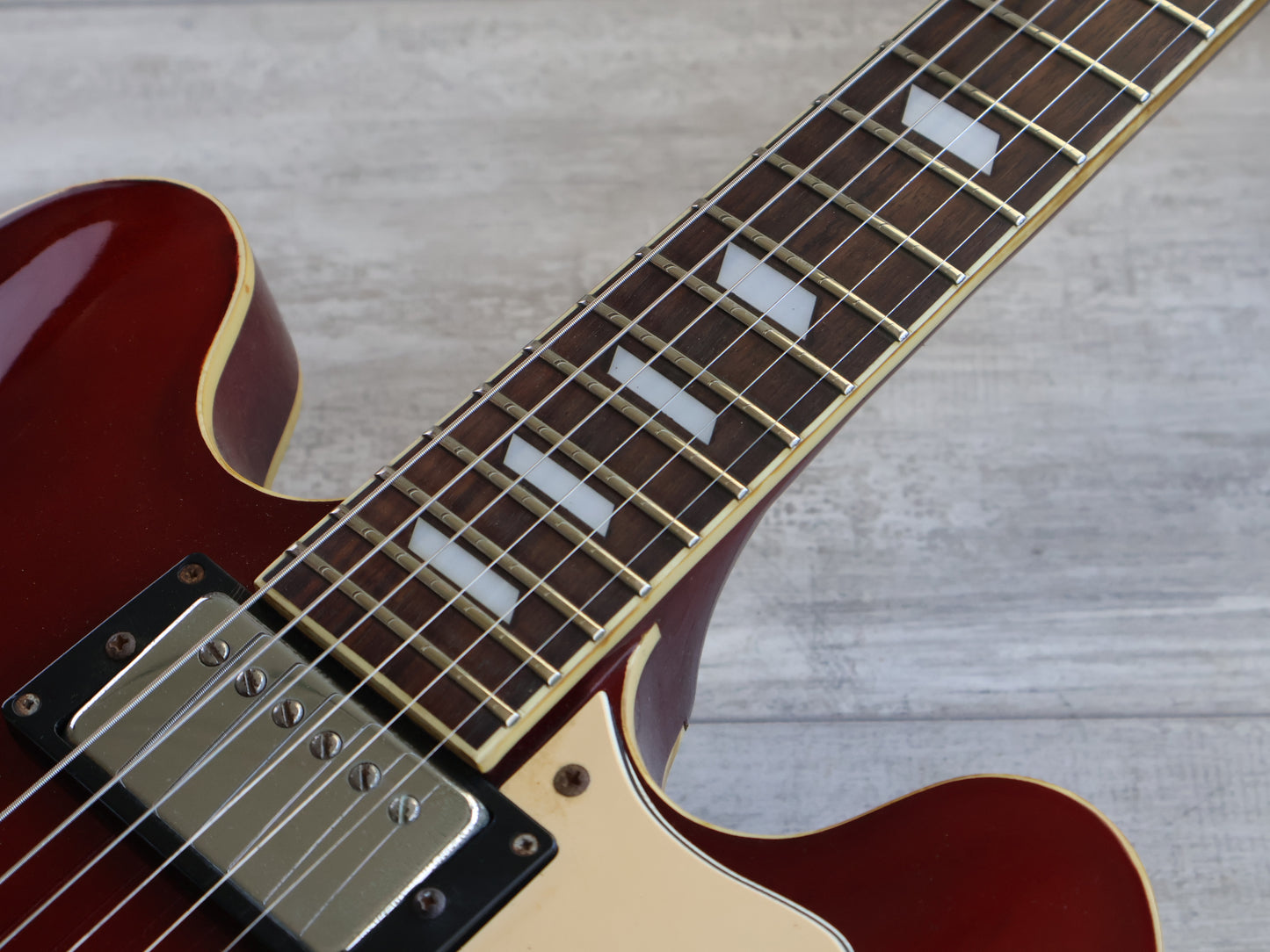 1996 Epiphone Korea Riviera Semi-Hollowbody (Cherry Red)