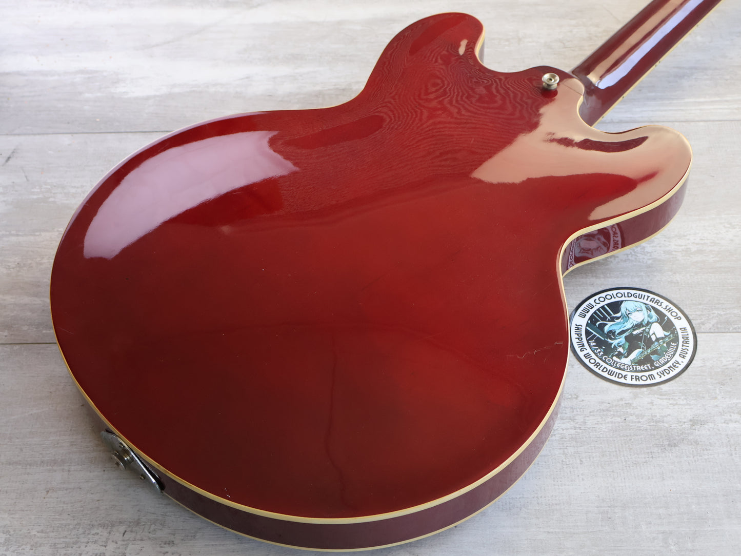 1996 Epiphone Korea Riviera Semi-Hollowbody (Cherry Red)