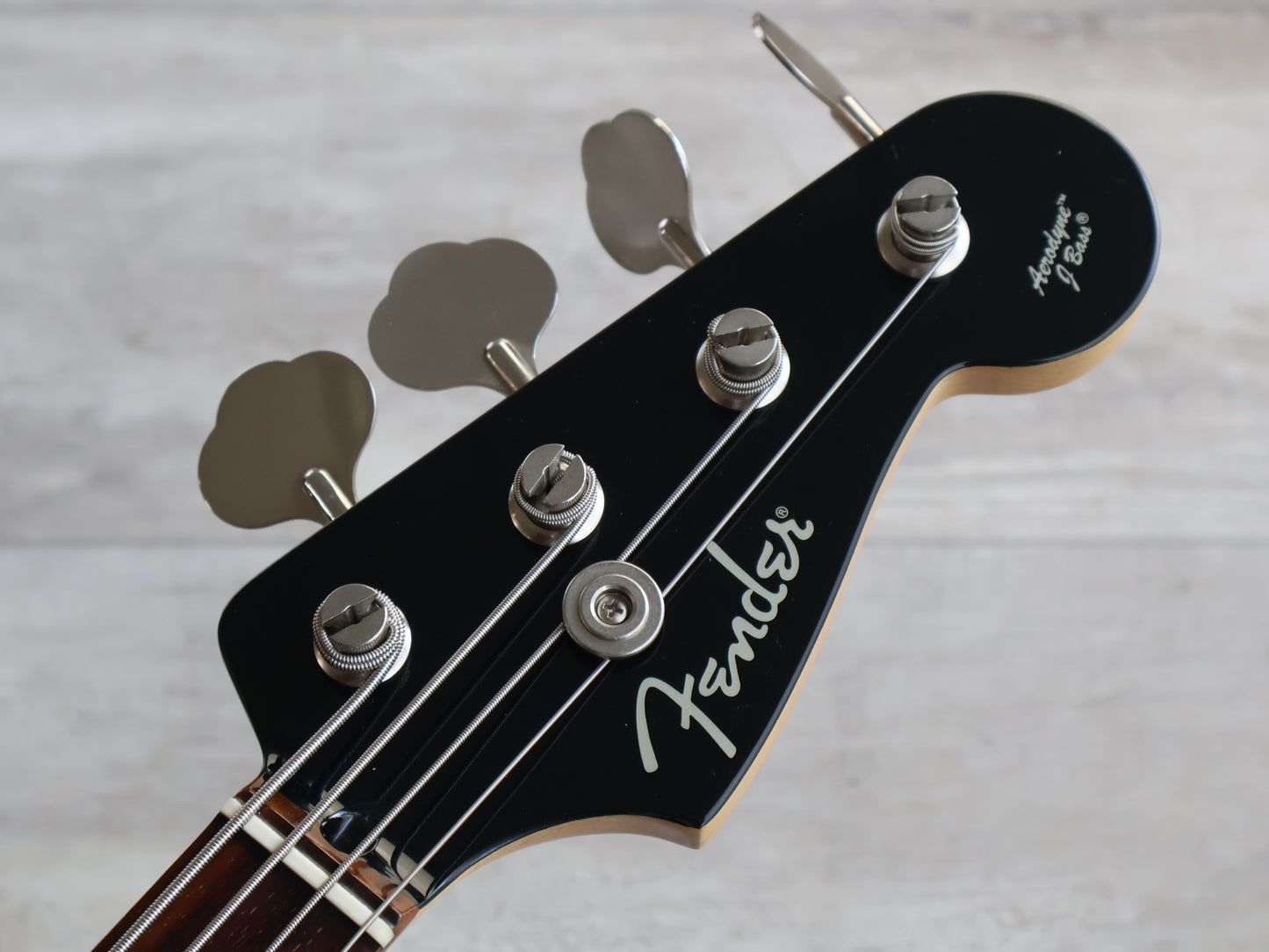 2010 Fender Japan AJB-M Medium Scale Aerodyne Jazz Bass (Black)