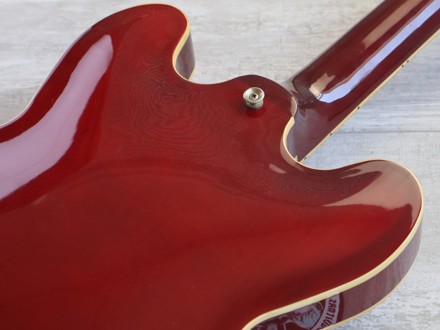 1996 Epiphone Korea Riviera Semi-Hollowbody (Cherry Red)