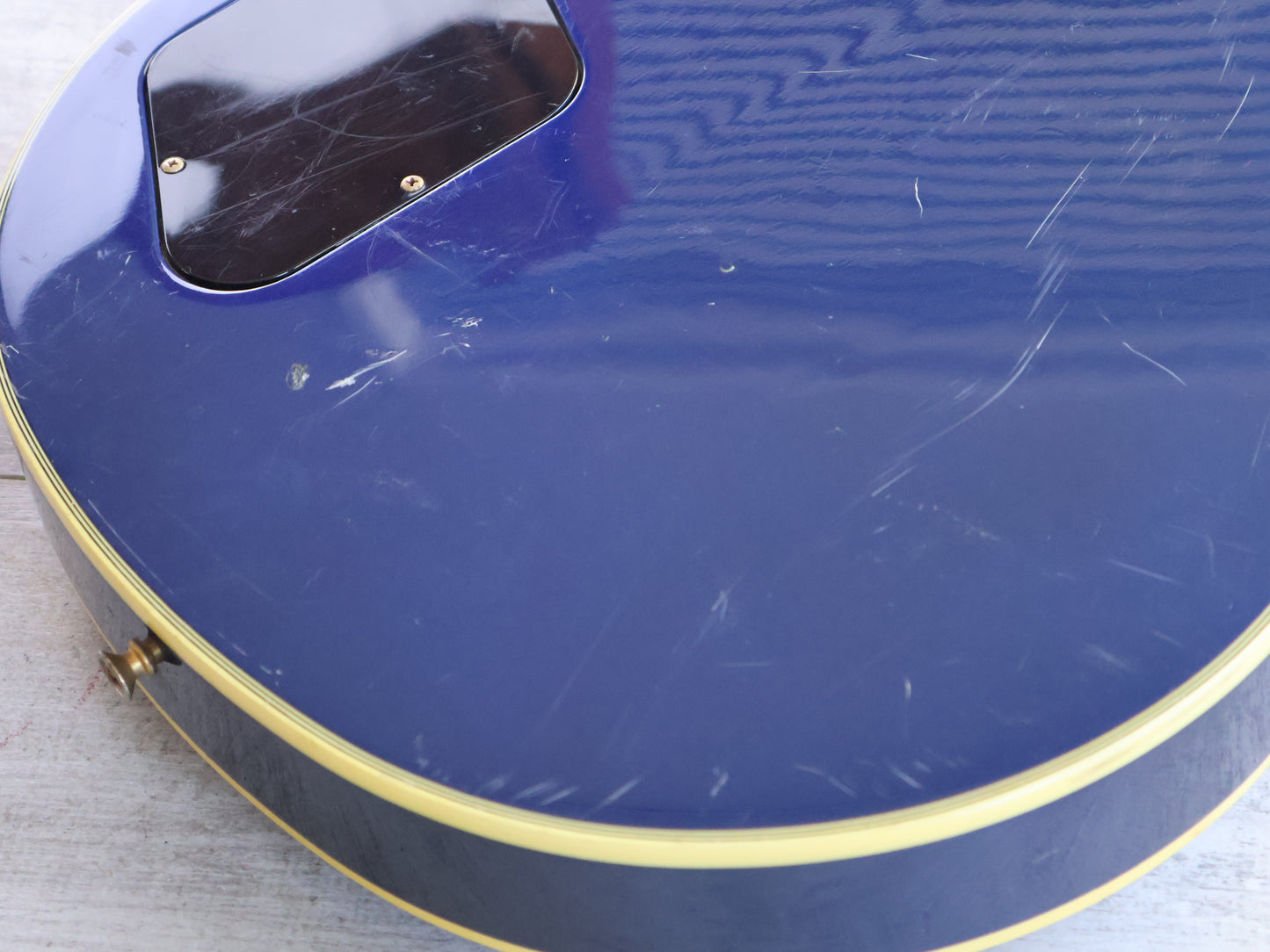 1991 Burny Japan RLC-70 Les Paul Custom (Metallic Blue)