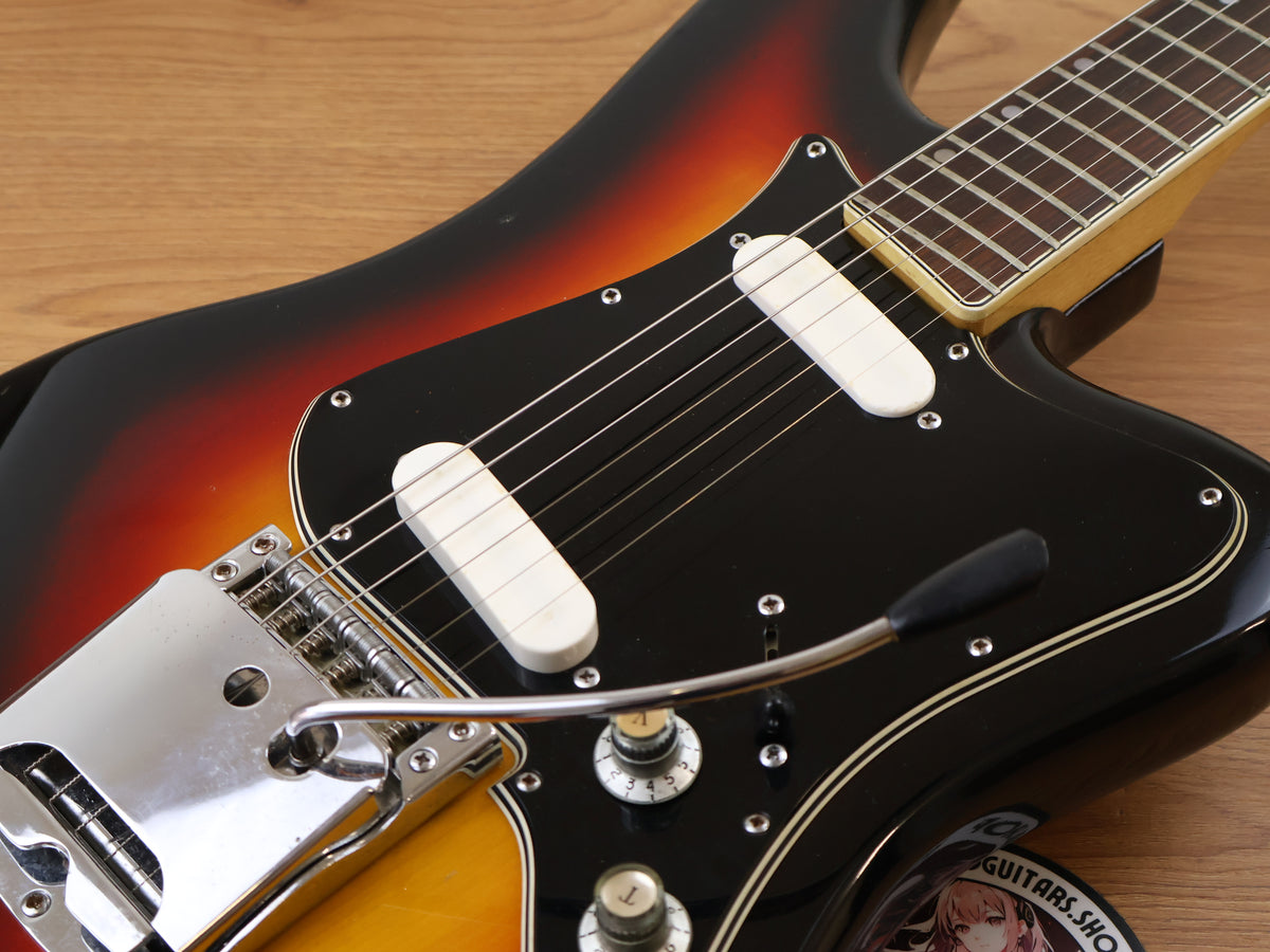 1960's Univox Japan (Matsumoku) UC-2 Jaguar-Style Offset (Sunburst)