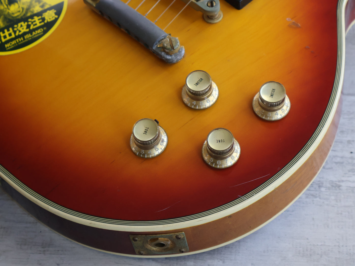 1973 Greco Japan EG-500 Les Paul Custom (Cherry Sunburst)