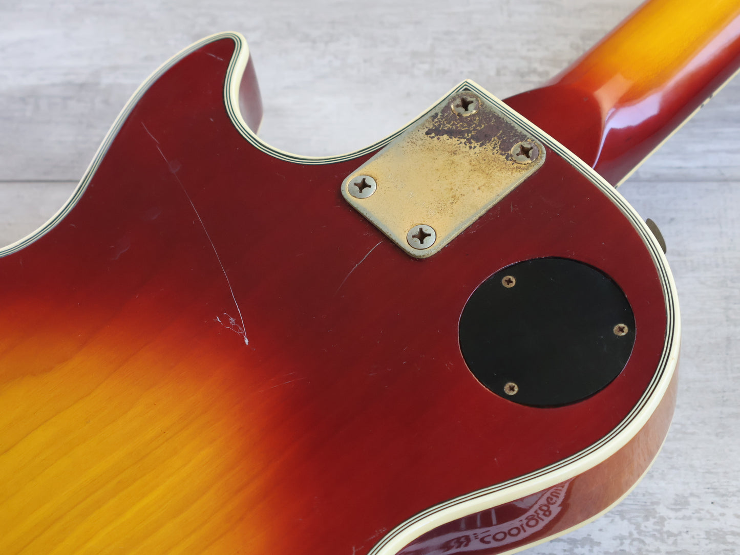 1973 Greco Japan EG-500 Les Paul Custom (Cherry Sunburst)