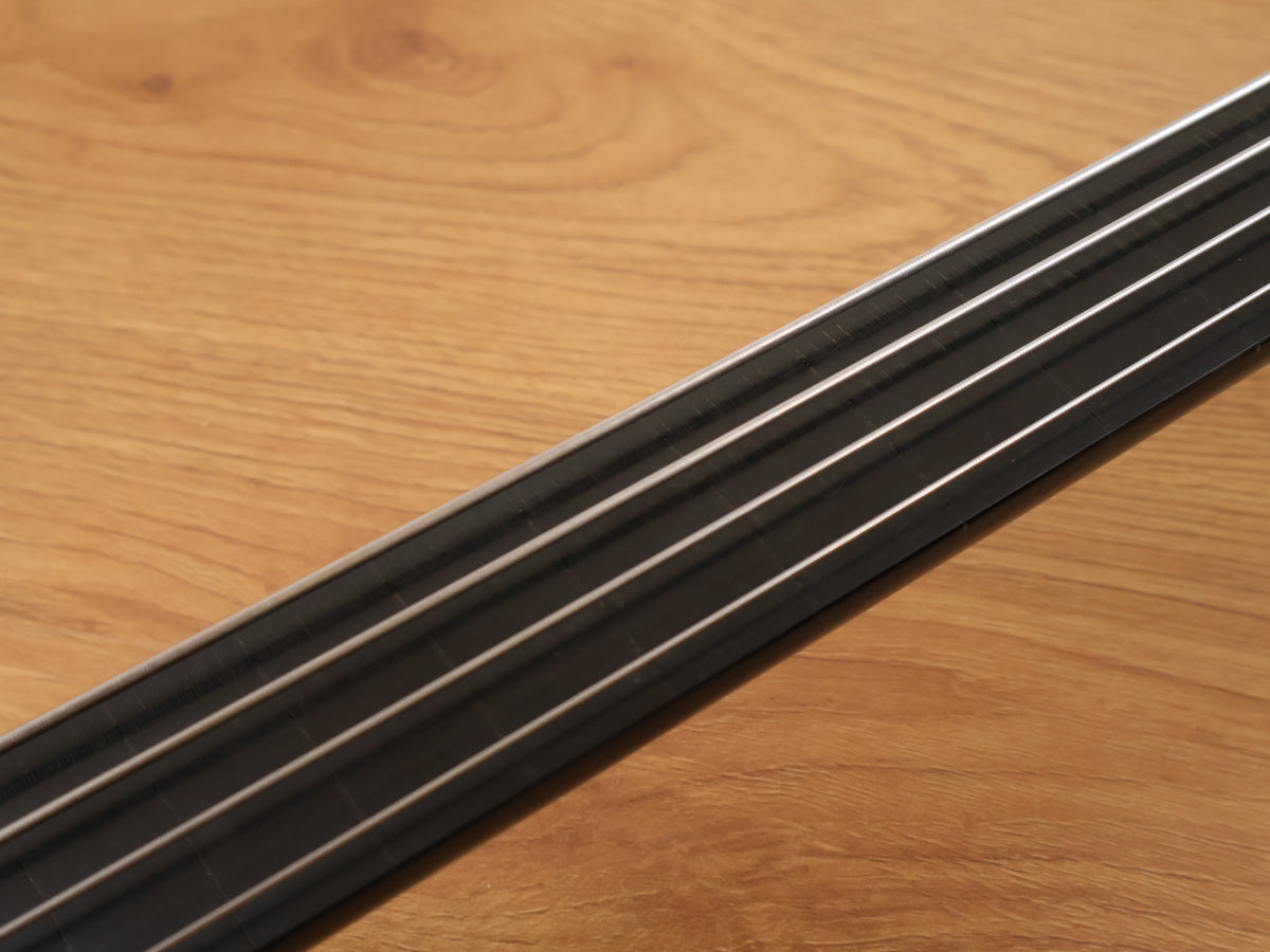 1980's Hohner B2A-FL Fretless Headless Paddle Bass Guitar w/Steinberger System (Black)