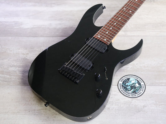 2003 Ibanez Japan RG15271 7-String HH Superstrat (Galaxy Black)