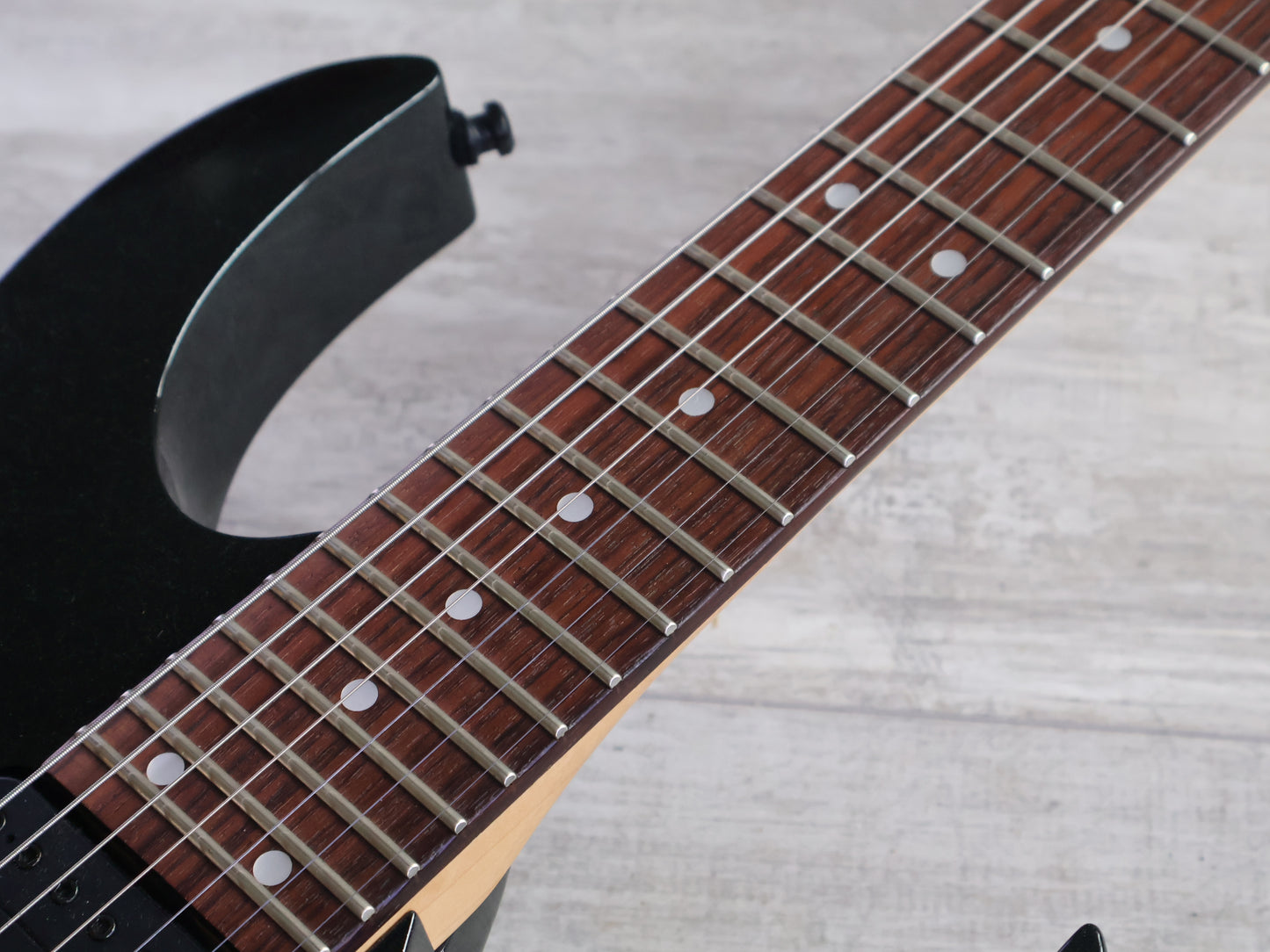 2003 Ibanez Japan RG15271 7-String HH Superstrat (Galaxy Black)