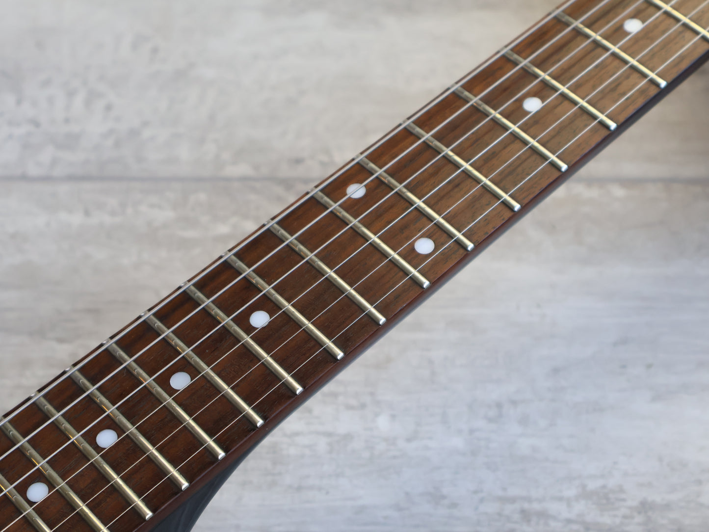 2005 Epiphone Korea '58 "Korina" Reissue Flying V (Black)