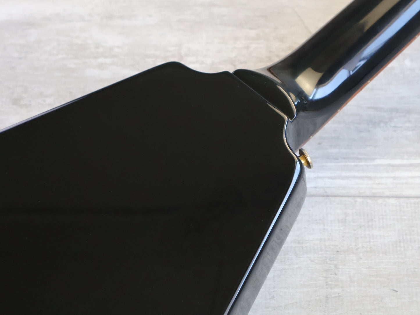 2005 Epiphone Korea '58 "Korina" Reissue Flying V (Black)