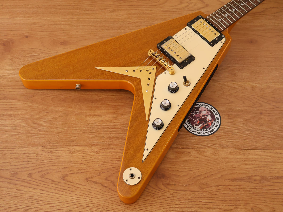 2006 Epiphone Korea '58 Korina Reissue Flying V (Natural)