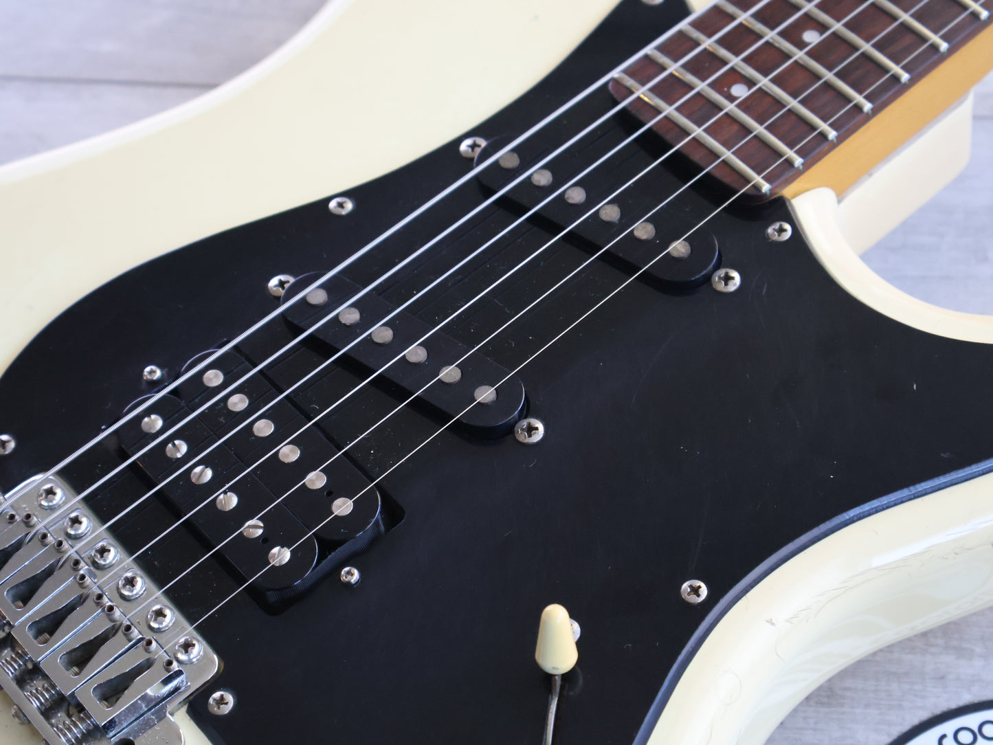 1984 Squier (by Fender Japan) JV Series Contemporary HSS Superstrat (White)