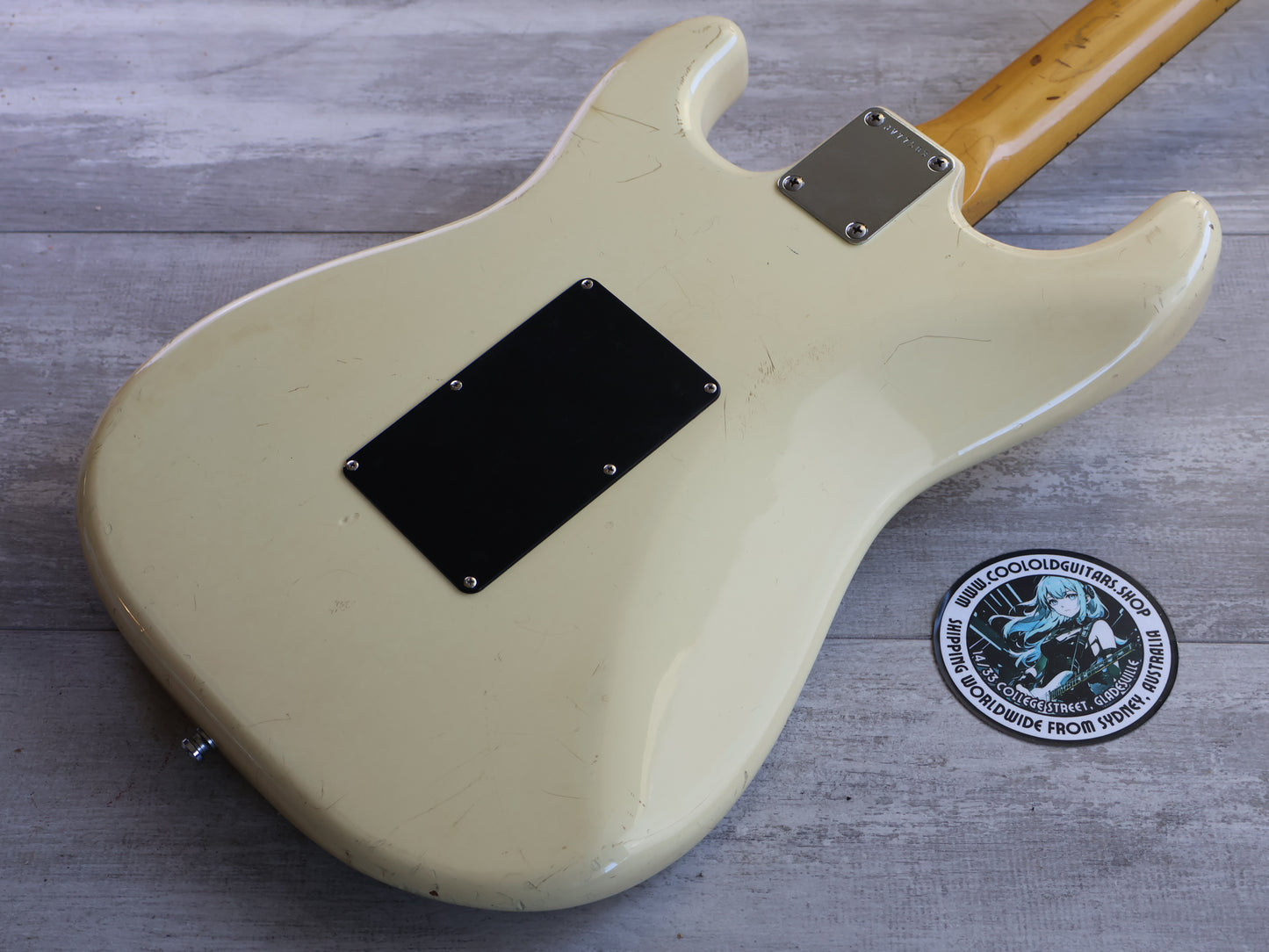 1984 Squier (by Fender Japan) JV Series Contemporary HSS Superstrat (White)