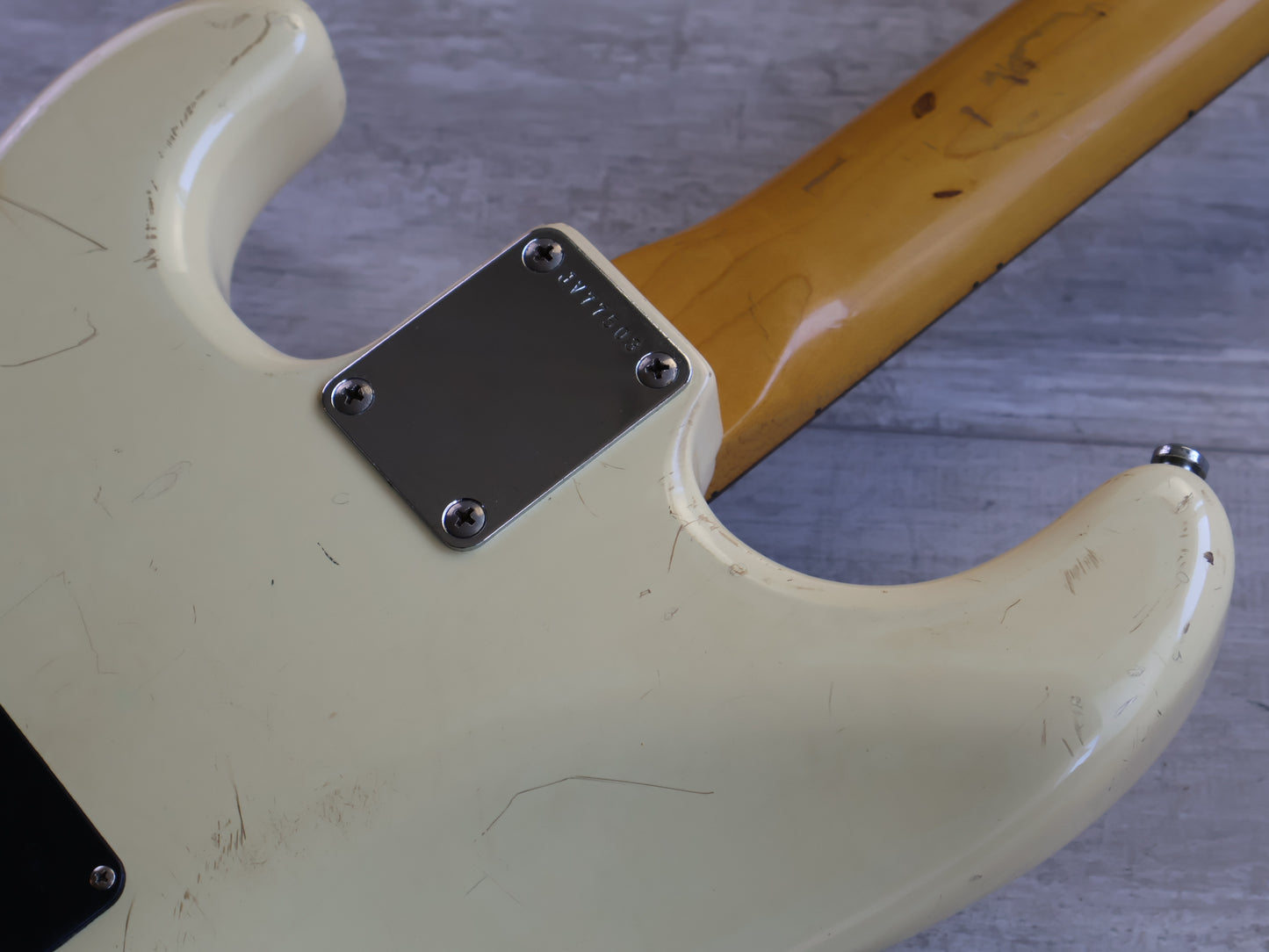 1984 Squier (by Fender Japan) JV Series Contemporary HSS Superstrat (White)