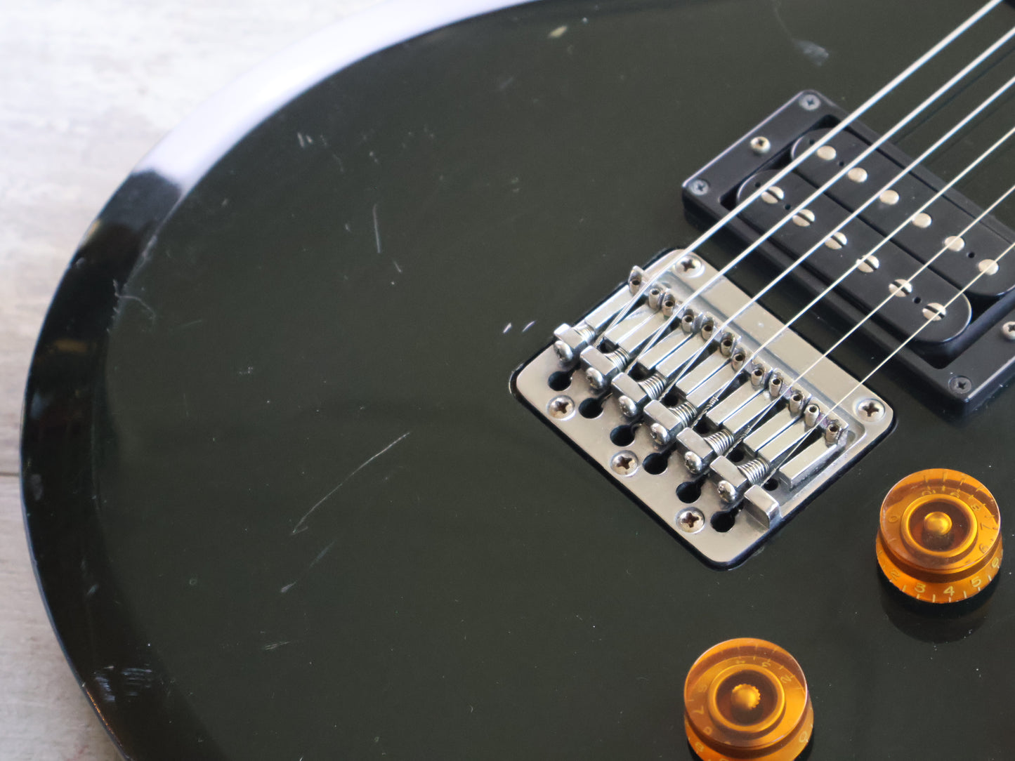 1983 Aria Pro II Japan CS-350 Cardinal Double Cutaway (Black)