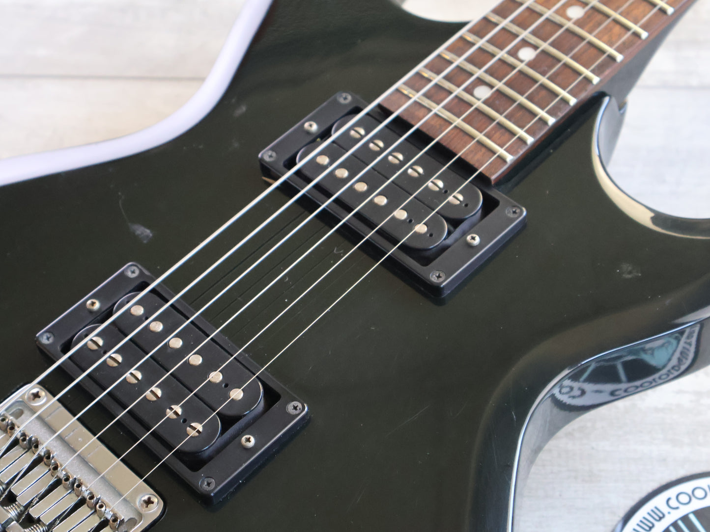 1983 Aria Pro II Japan CS-350 Cardinal Double Cutaway (Black)