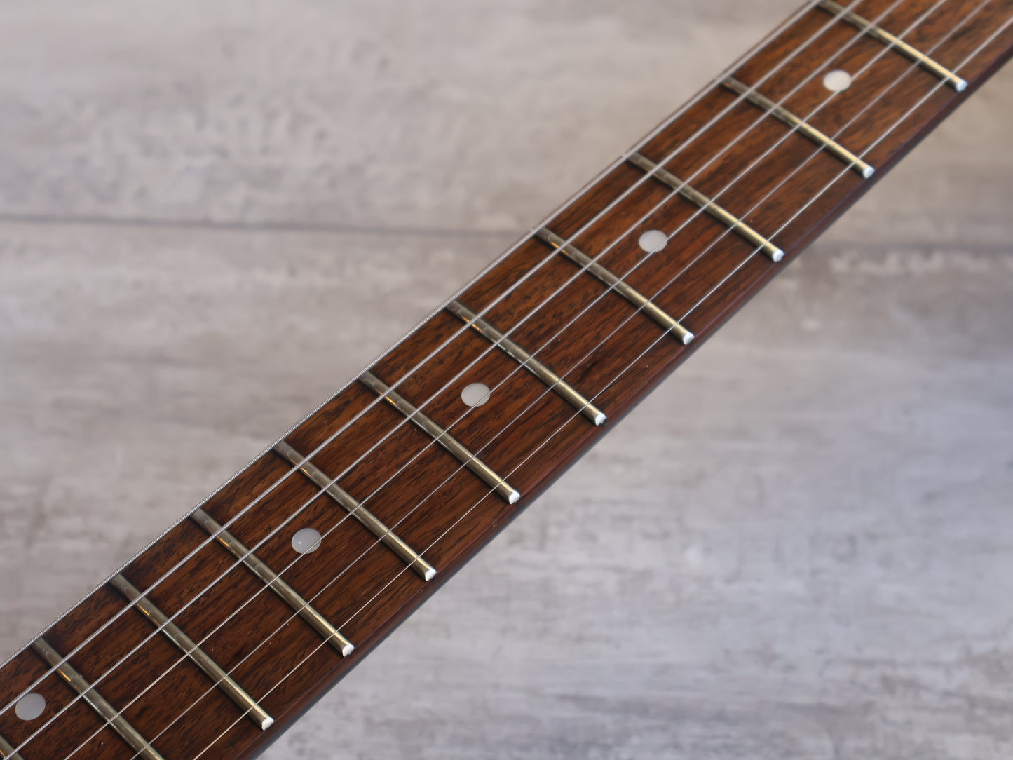 1983 Aria Pro II Japan CS-350 Cardinal Double Cutaway (Black)