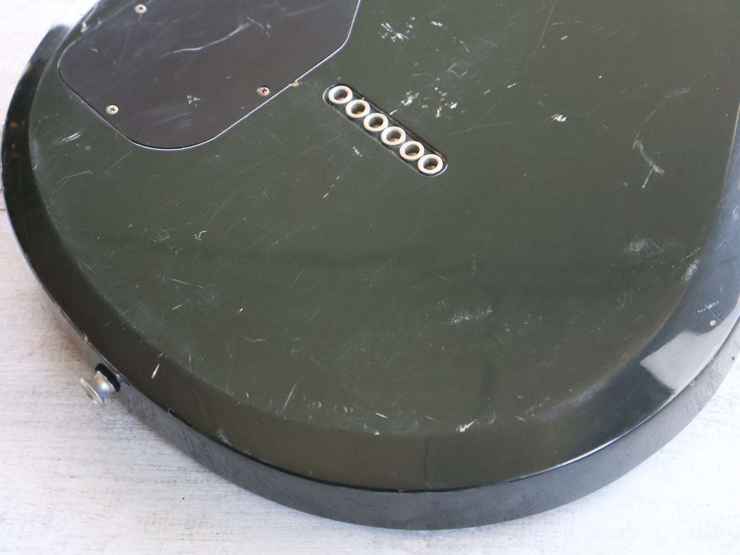 1983 Aria Pro II Japan CS-350 Cardinal Double Cutaway (Black)