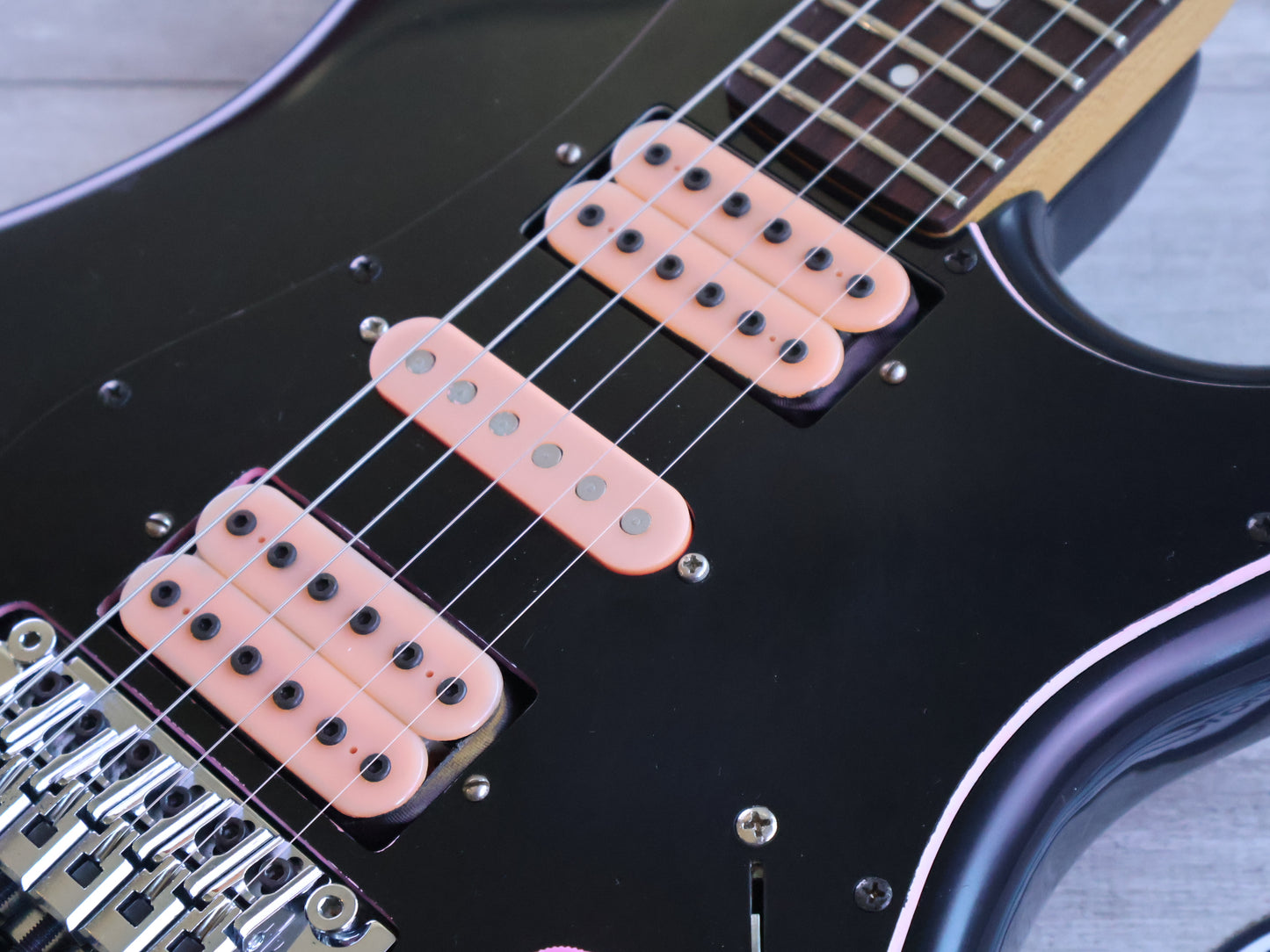 1987 Fender Japan STM-65R Series "Medium Scale" HSH Stratocaster (Black)